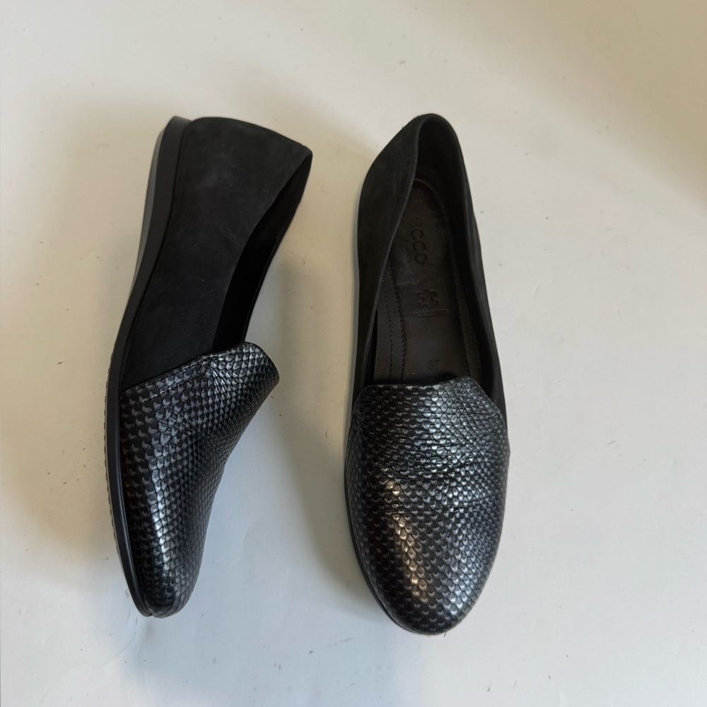 Ecco Touch Ballerina 2.0 Black Leather Shoes EU 37 - Picture 4 of 16
